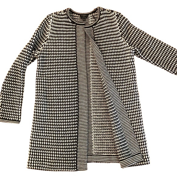 2 TALBOTS 100% Merino Wool Open Front Cardigans - VERY WARM! - Picture 3 of 16